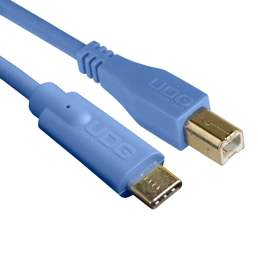 Ultimate Audio Cable USB 2.0 C-B Blue Straight 1,5m U96001LB