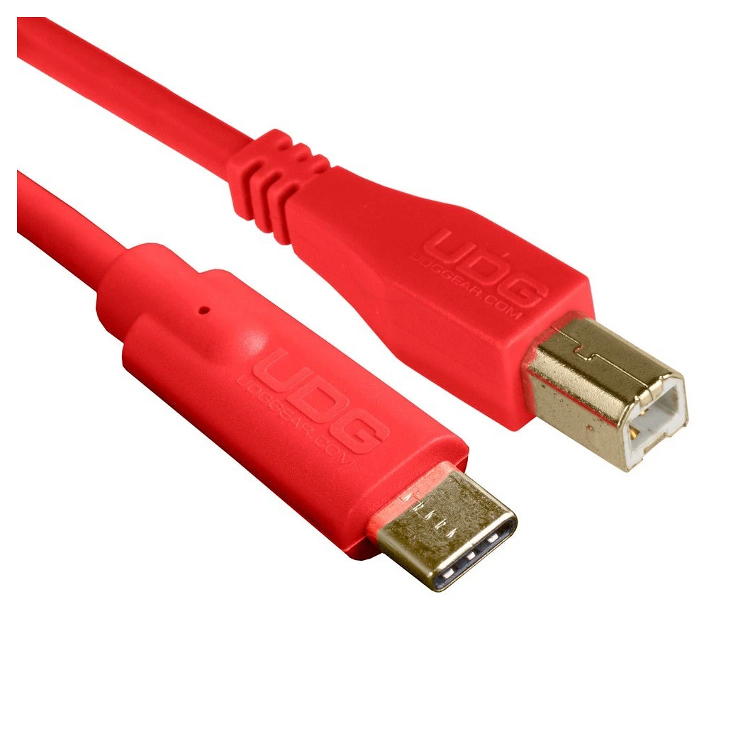 Ultimate Audio Cable USB 2.0 C-B Red Straight 1,5m U96001RD