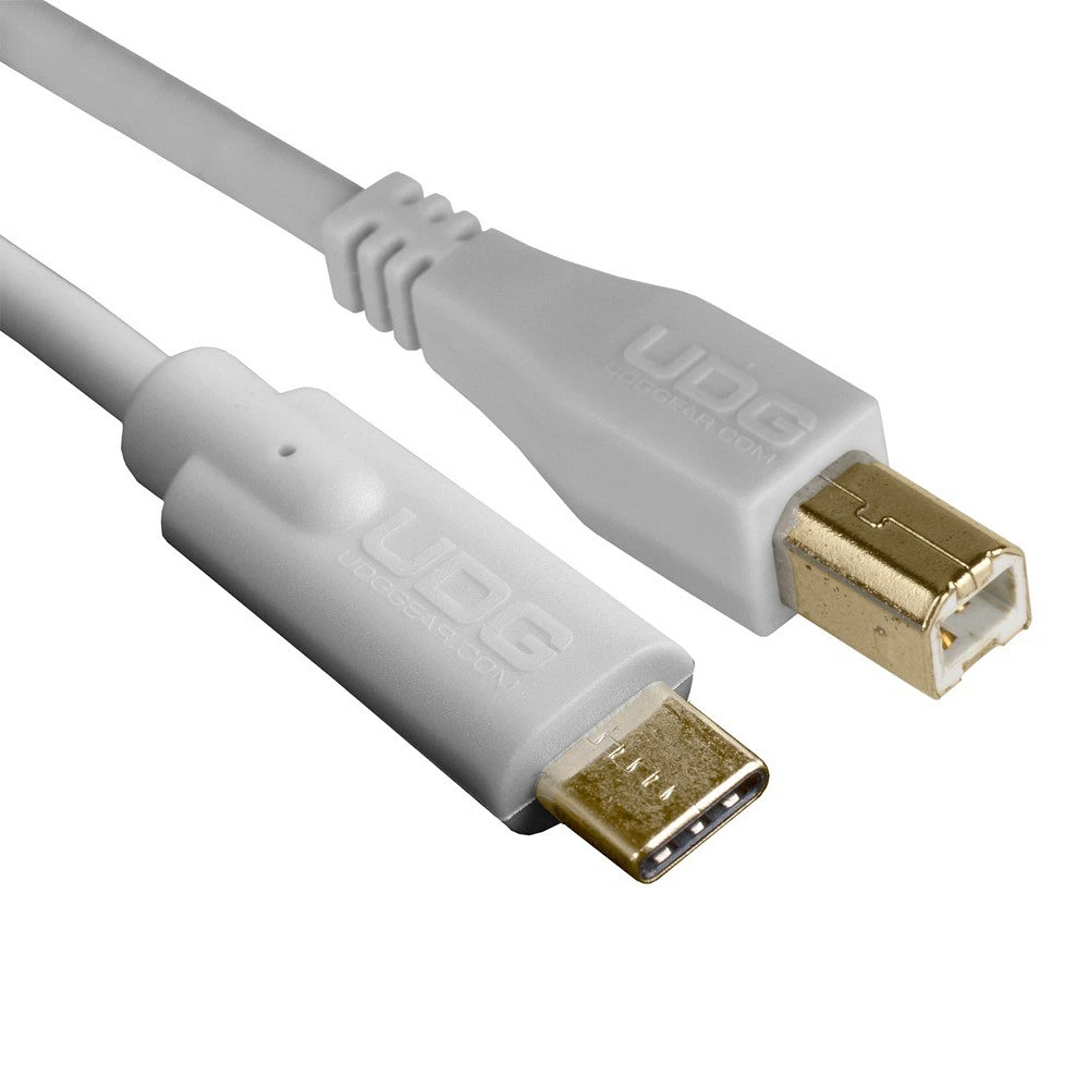 Ultimate Audio Cable USB 2.0 C-B White Straight 1,5m U96001WH