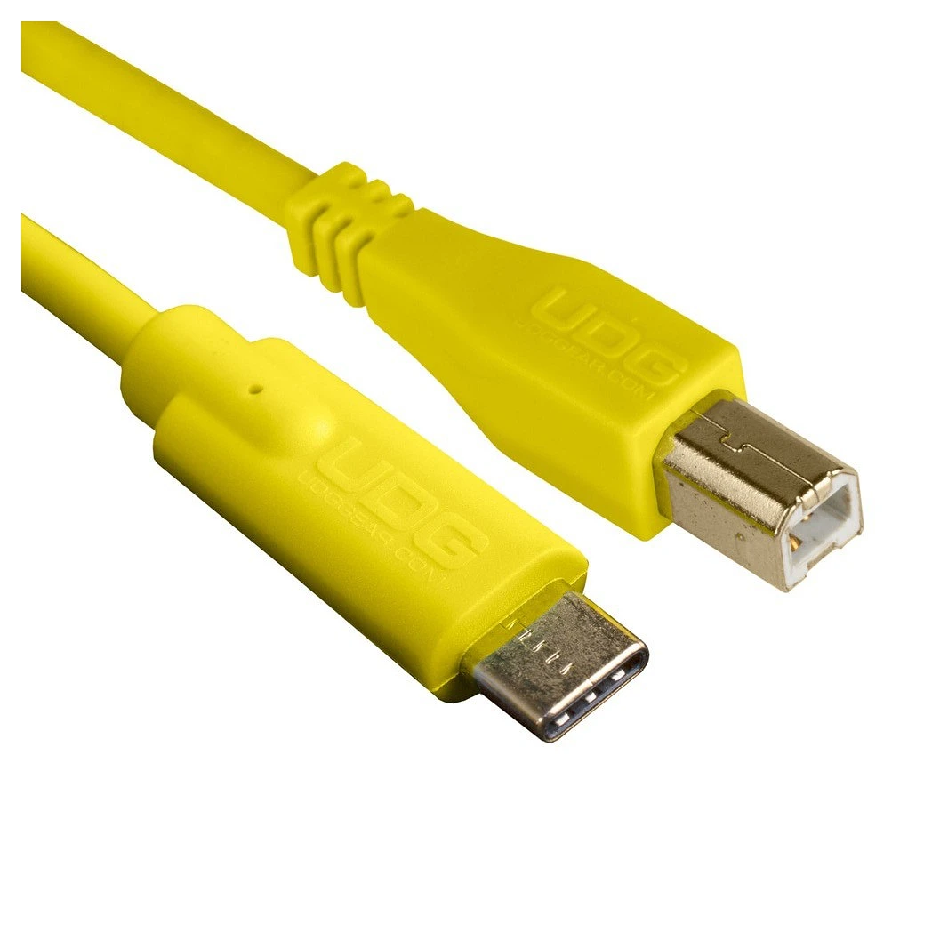 Ultimate Audio Cable USB 2.0 C-B Yellow Straight 1,5m U96001YL