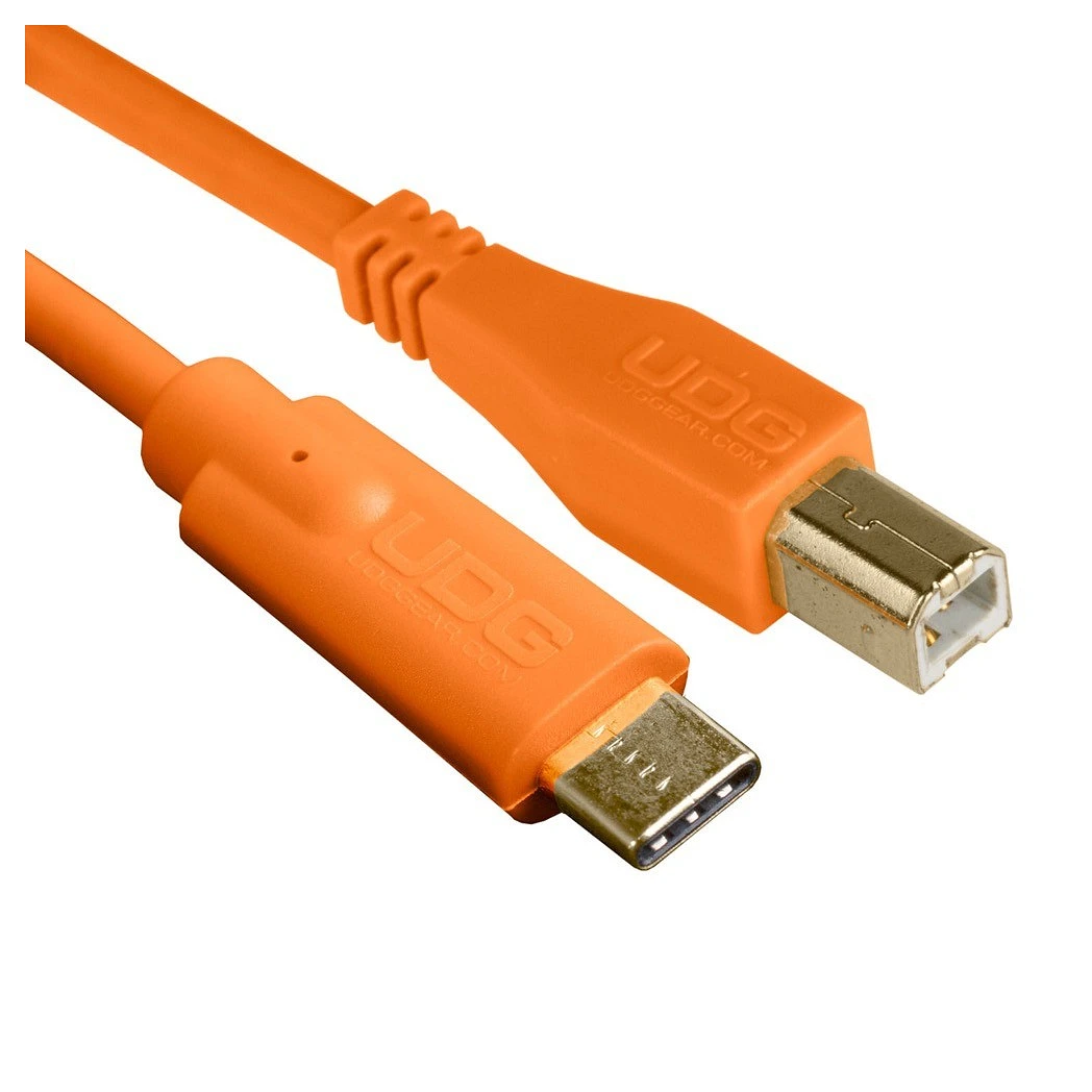 Ultimate Audio Cable USB 2.0 C-B Orange Straight 1,5m U96001OR