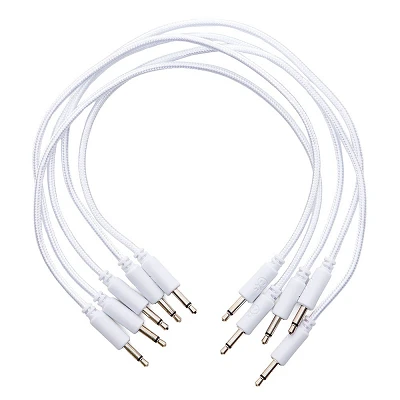 Erica Synths Pack cables trenzados blancos 20 cm