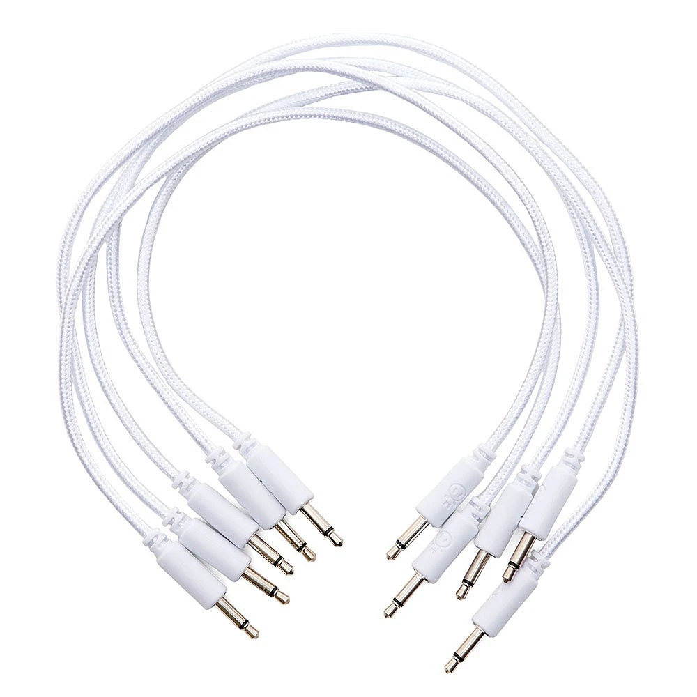 Erica Synths Pack cables trenzados blancos 20 cm