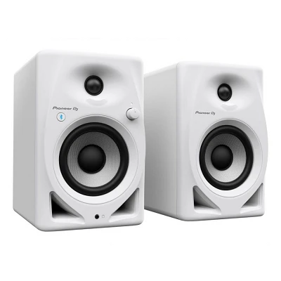 Pioneer DJ DM-40D BT White Angle