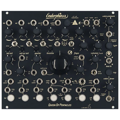 Endorphins Queen of Pentacles Black Panel