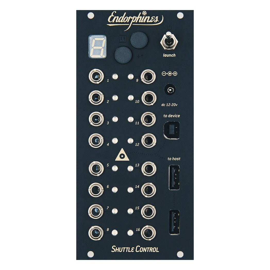 Endorphins Shuttle Control Black Panel