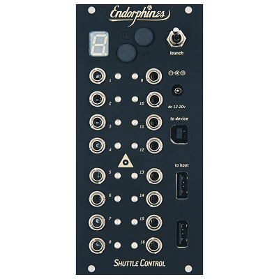 Endorphins Shuttle Control Black Panel