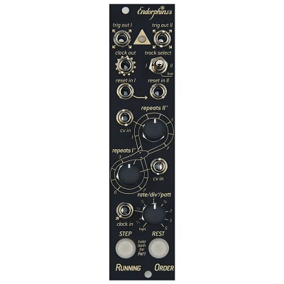 Endorphins Running Order Black Panel