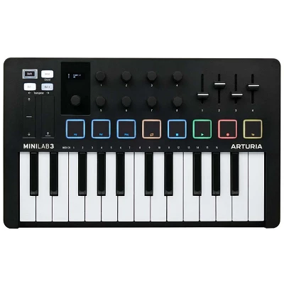 Arturia MiniLab 3 Black