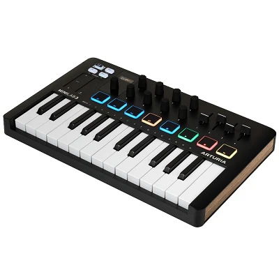 Arturia MiniLab 3 Black Angle