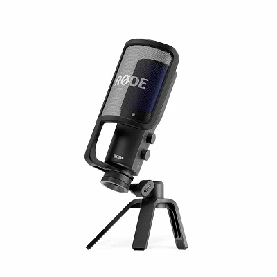 Rode NT-USB+ Side  Tripod