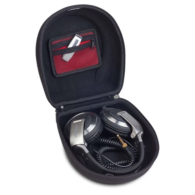 UDG Creator Headphone Hardcase Large Black U8200BL Open Angle