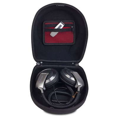 UDG Creator Headphone Hardcase Large Black U8200BL Front Open