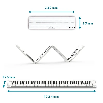Carry-On Piano 88 Touch White Size