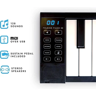 Carry-On Piano 88 Black Panel