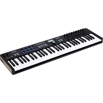 Arturia KeyLab Essential 61 MK3 Black Angle
