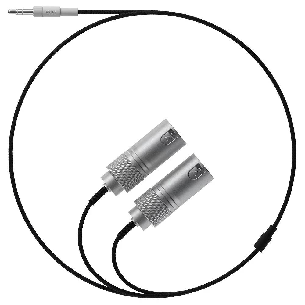 Teenage Engineering Field Textile Audio Cable 3.5 mm a 2 XLR