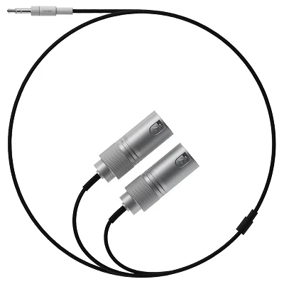 Teenage Engineering Field Textile Audio Cable 3.5 mm a 2 XLR