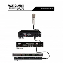Warm Audio WA12 MKII Black Setup