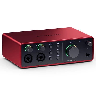 Focusrite Scarlett 4i4 4th Gen Top Angle