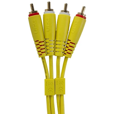 UDG Ultimate Audio Cable Set RCA - RCA Straight Yellow 1,5m U97001YL