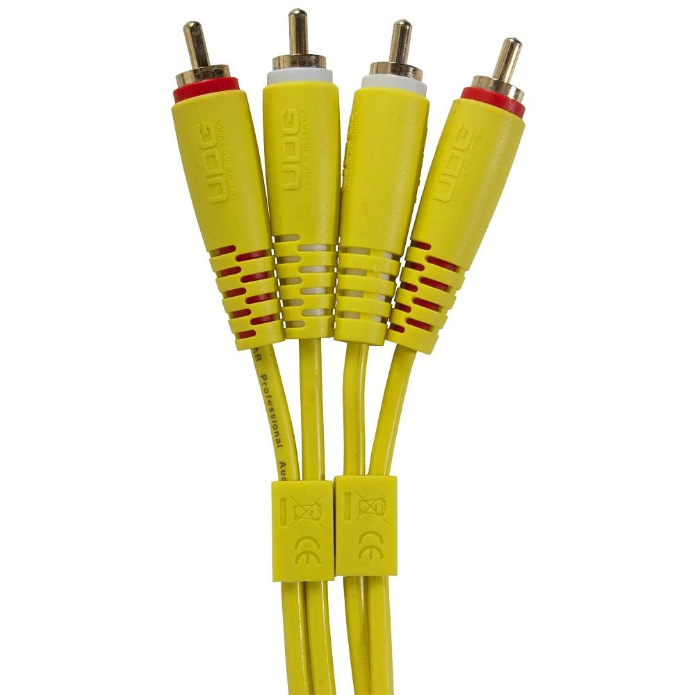UDG Ultimate Audio Cable Set RCA - RCA Straight Yellow 1,5m U97001YL