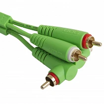 UDG Ultimate Audio Cable Set RCA Straight - RCA Angled Green 3m U97005GR