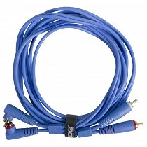 UDG Ultimate Audio Cable Set RCA Straight - RCA Angled Light Blue 3m U97005LB - 02
