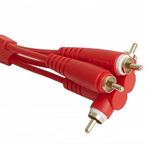 UDG Ultimate Audio Cable Set RCA Straight - RCA Angled Red 3m U97005RD