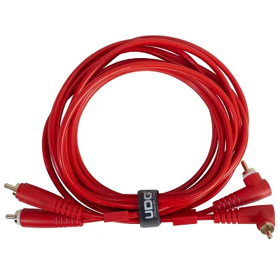 UDG Ultimate Audio Cable Set RCA Straight - RCA Angled Red 3m U97005RD - 02