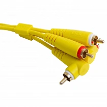 UDG Ultimate Audio Cable Set RCA Straight - RCA Angled Yellow 3m U97005YL