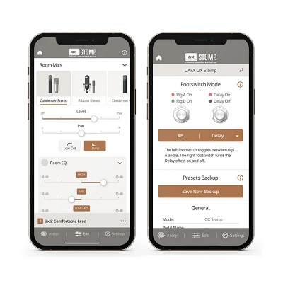 Universal Audio UAFX OX Stomp App
