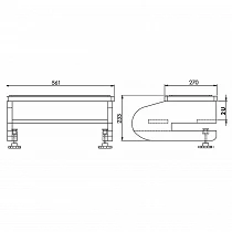 Zaor MIZA Griprack 2 MKII Grey Wengé Dimensiones