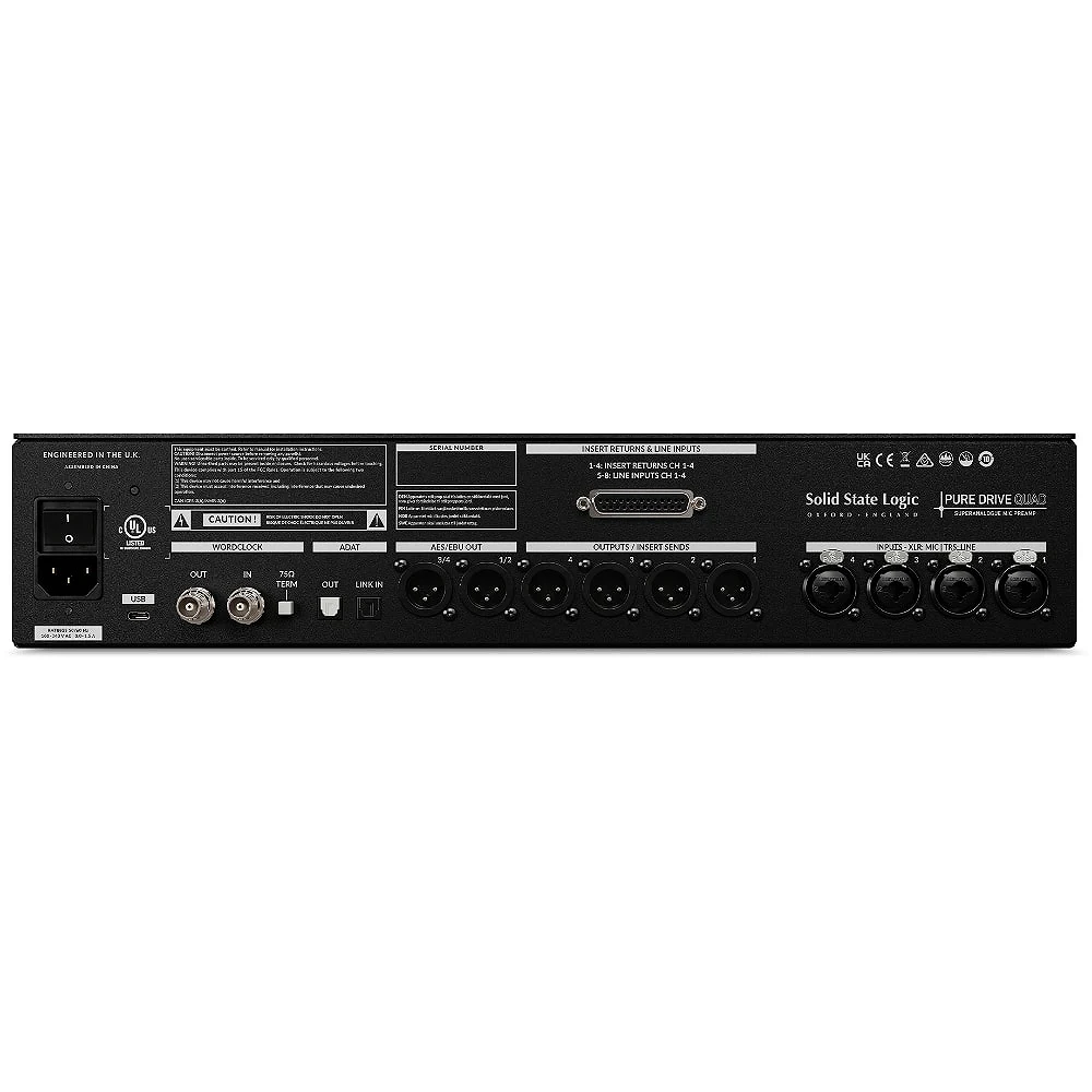 Solid State Logic Pure Drive Quad Cutoff Pro Audio