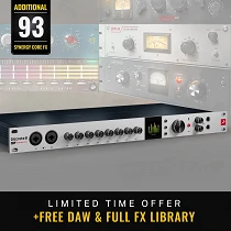 Antelope Audio Discrete 8 Pro Synergy Core + 93 FX + AFX2 Daw + Bitwig Studio