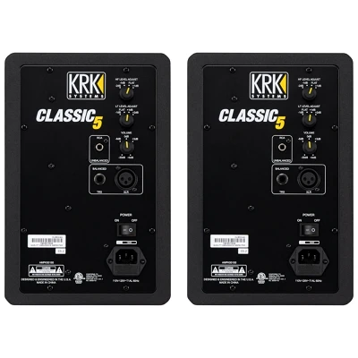 KRK Classic 5 Monitor Pack Rear