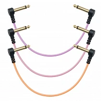 MyVolts CandyCords ACPPSM10 Pedal to Pedal cable 10 cm 3-pack