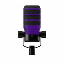 Rode WS14 Purple on PodMIc