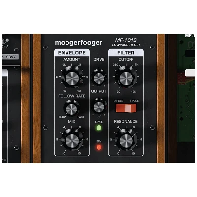 Moog MoogerFooger Software MF-101S Low Pass Filter Vista 2