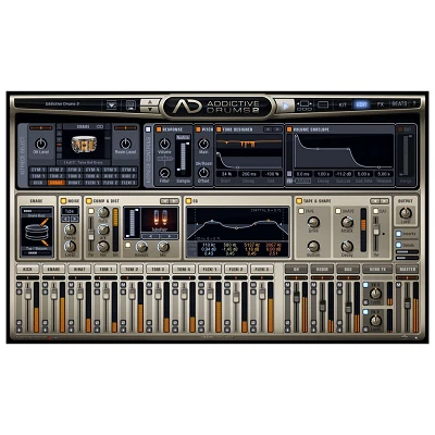 XLN Audio Addictive Drums 2: Studio Collection Screen Edit