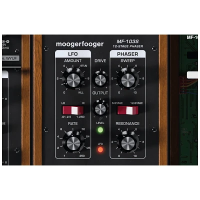 Moog MoogerFooger Software MF-103s 12-Stage Phaser Vista 2