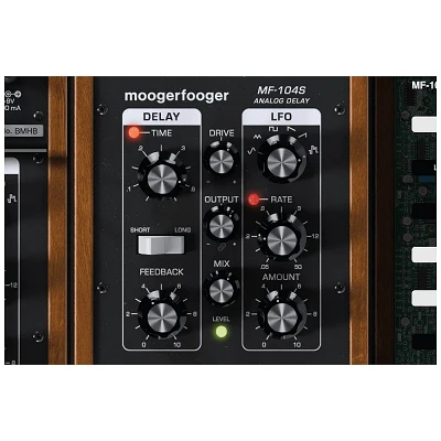 Moog MoogerFooger Software MF-104S Analog Delay Vista 2