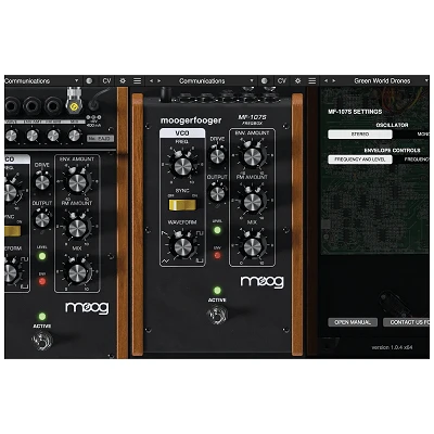 Moog MoogerFooger Software MF-107s Freqbox Vista 1