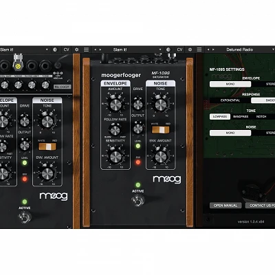 Moog MoogerFooger Software MF-109s Saturator Vista 1