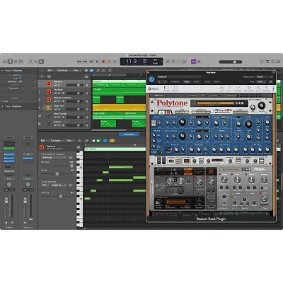 Reason Studios Reason 13 with Logic Pro