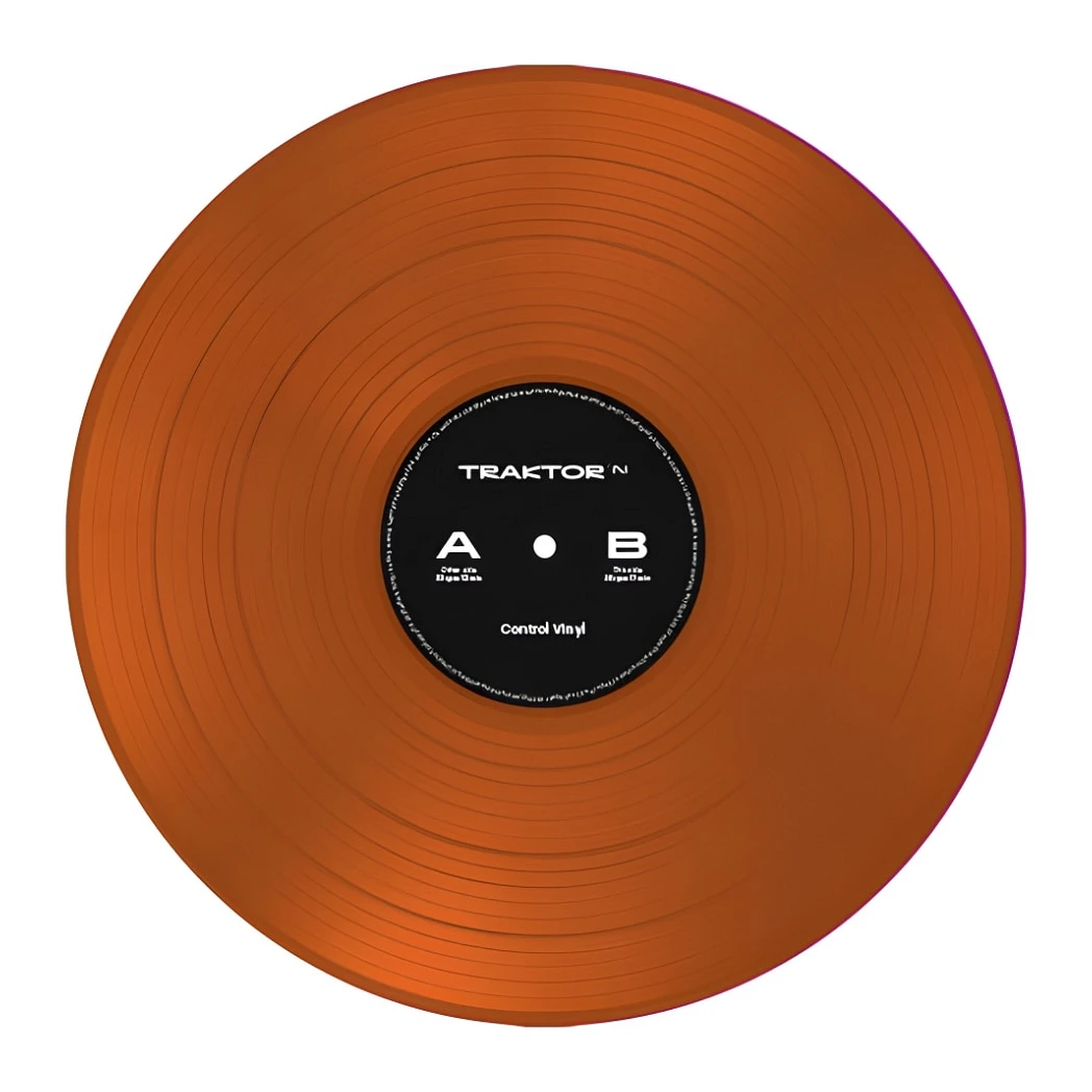 Native Instruments Traktor Control Vinyl Orange Transparent