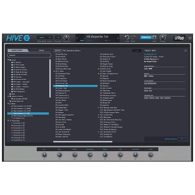 u-He Software Hive 2 Vista Software 2