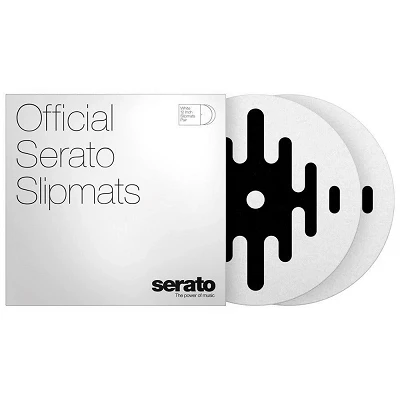 Serato DJ Logo Slipmats Black On White
