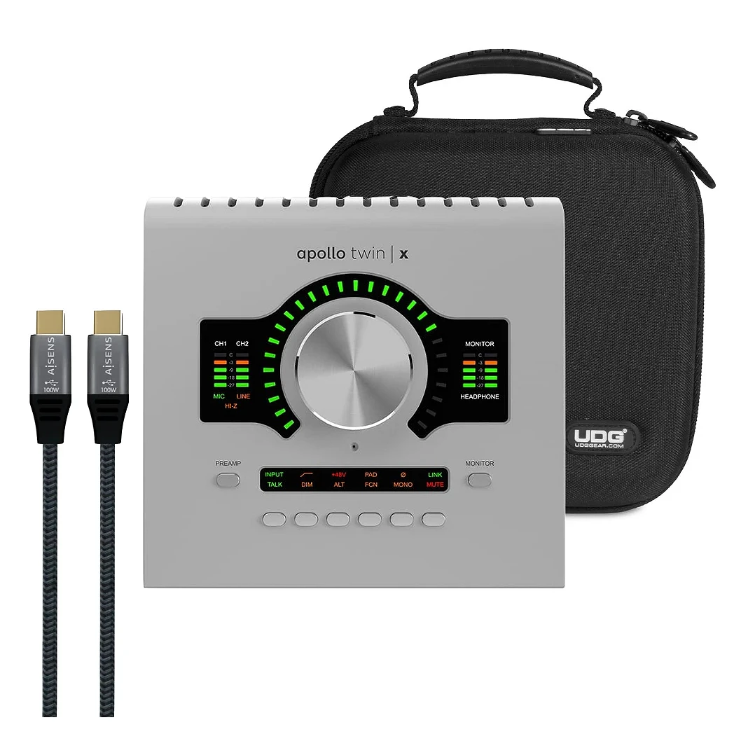 UA Apollo Twin Duo Core Silver TB2 version UAD Apollo Twin mk2 DUO