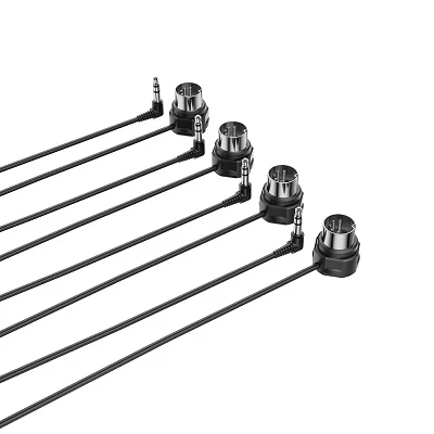 CME MIDI Cable 4-Pack TRS 3,5 mm acodado a MIDI DIN 60 cm